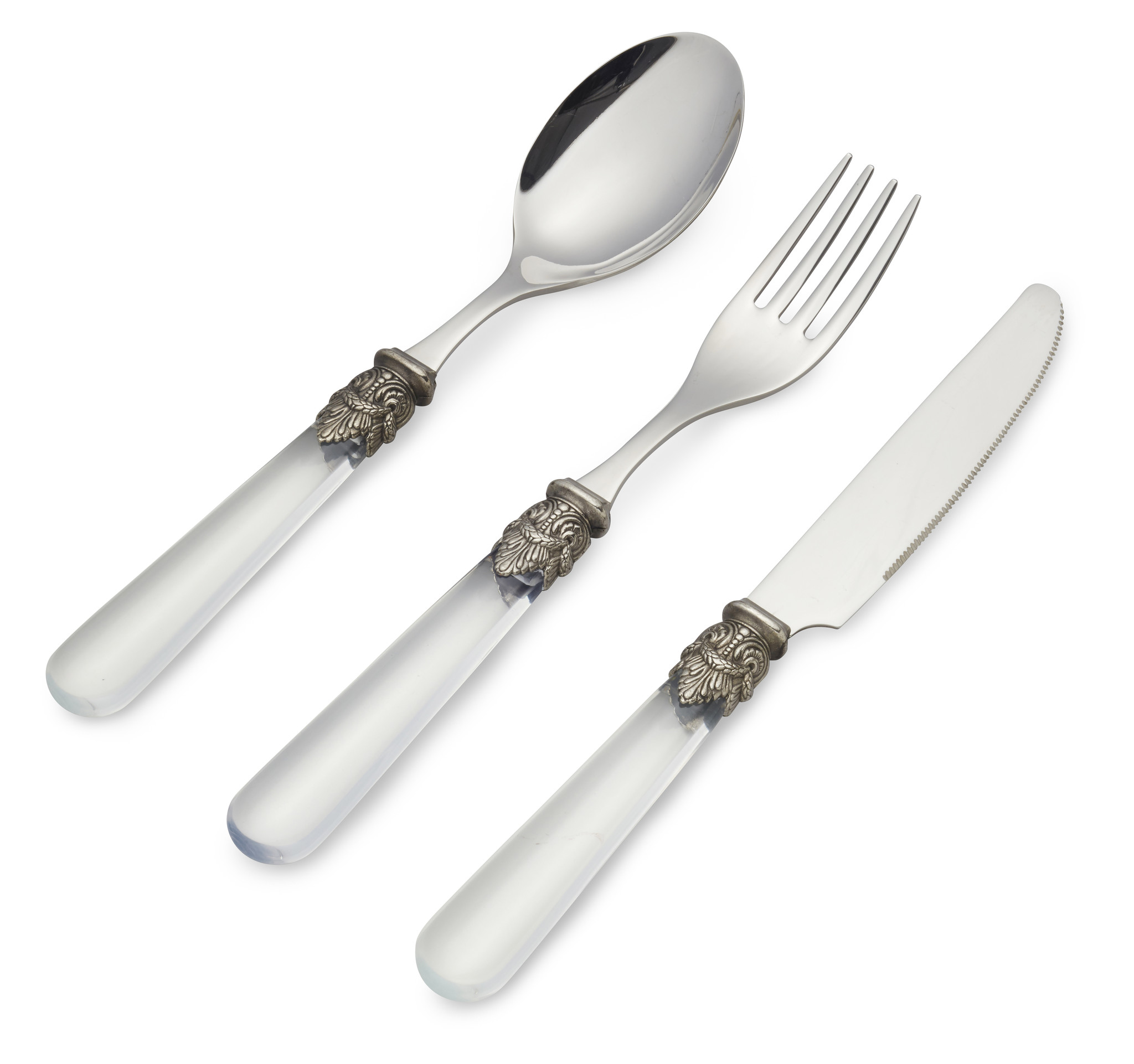 Cutlery Set, Transparent, Breakfast