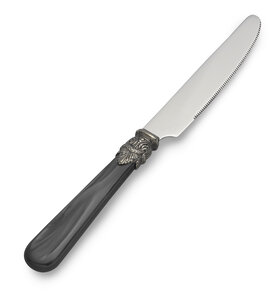 Frühstücksmesser, Schwarz (Perlmutt)