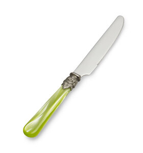 Ontbijtmes, lichtgroen (parelmoer)