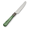 Breakfast Knife, Green with Mother of Pearl