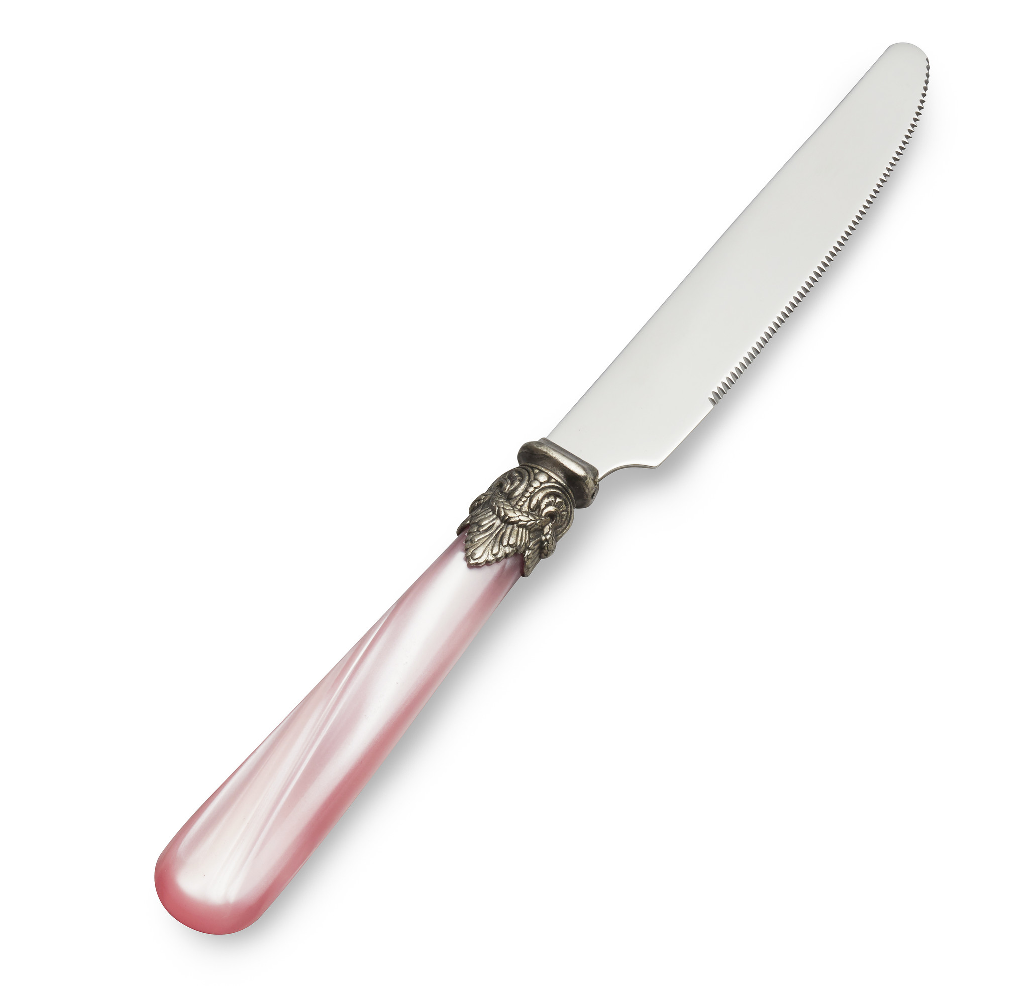 Cuchillo, Rosa (nácar), Desayuno