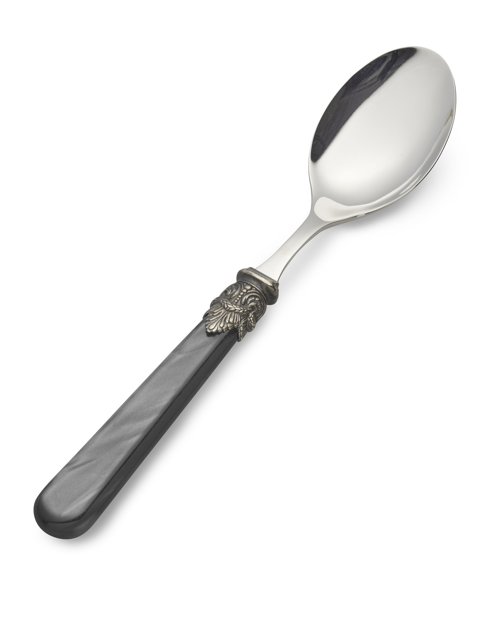 Cuillère, Noir (nacré), Petit-Déjeuner