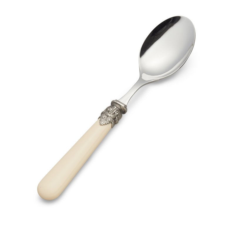 Breakfast Spoon, Ivory without Mother of Pearl