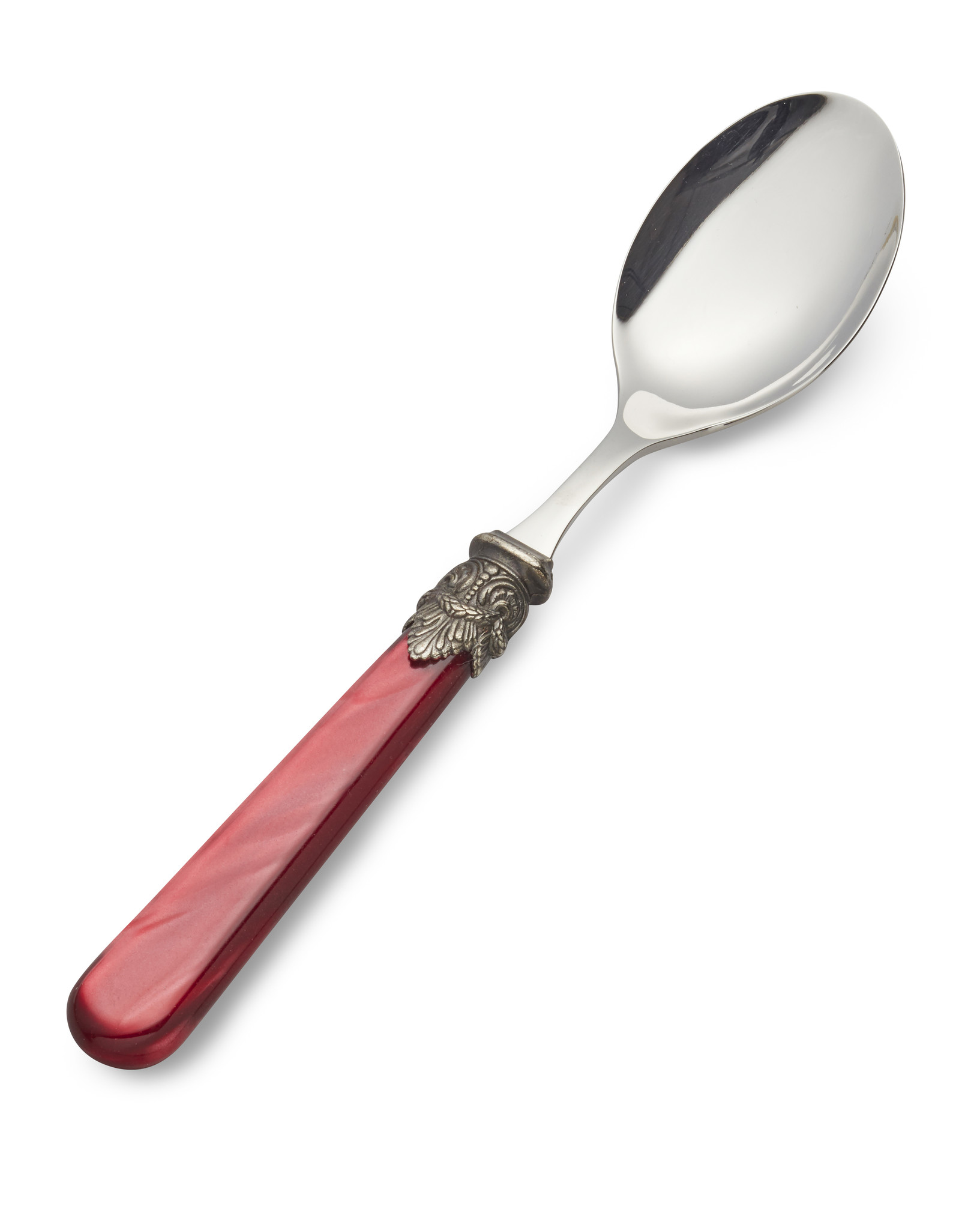 Cuillère, Rouge (nacré), Petit-Déjeuner