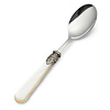 Breakfast Spoon, Ivory with Mother of Pearl