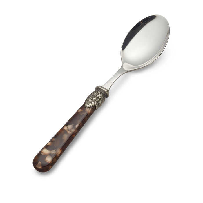 Cuillère, Marron (motif tortue), Petit-Déjeuner