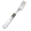 Breakfast Fork, White with Mother of Pearl