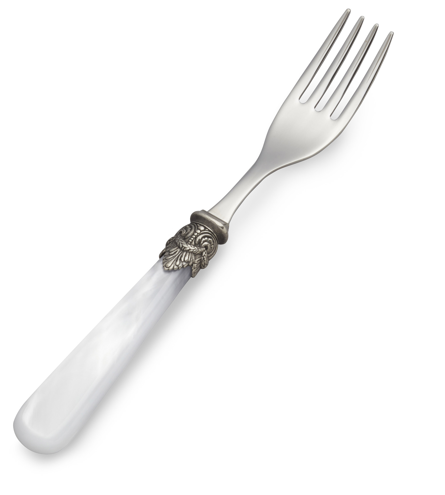 Fork, White (mother-of-pearl), Breakfast