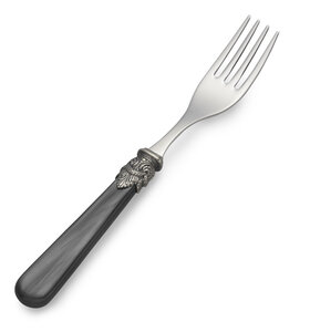Frühstücksgabel, Schwarz (Perlmutt)