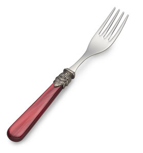 Frühstücksgabel, Rot (Perlmutt)