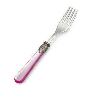Frühstücksgabel, Fuchsia (Perlmutt)