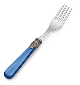 Breakfast fork, blue (mother-of-pearl)