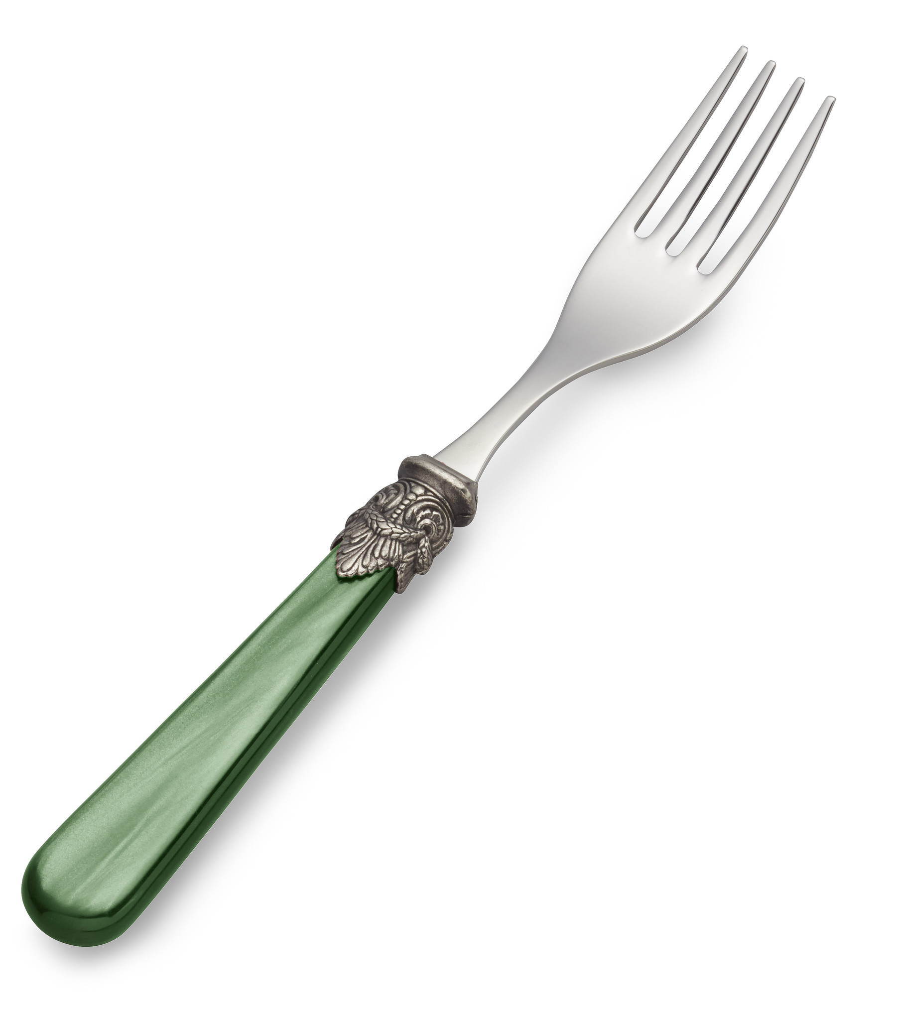 Tenedor, Verde (nácar), Desayuno