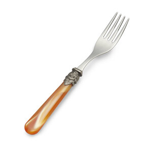 Frühstücksgabel, Orange (Perlmutt)