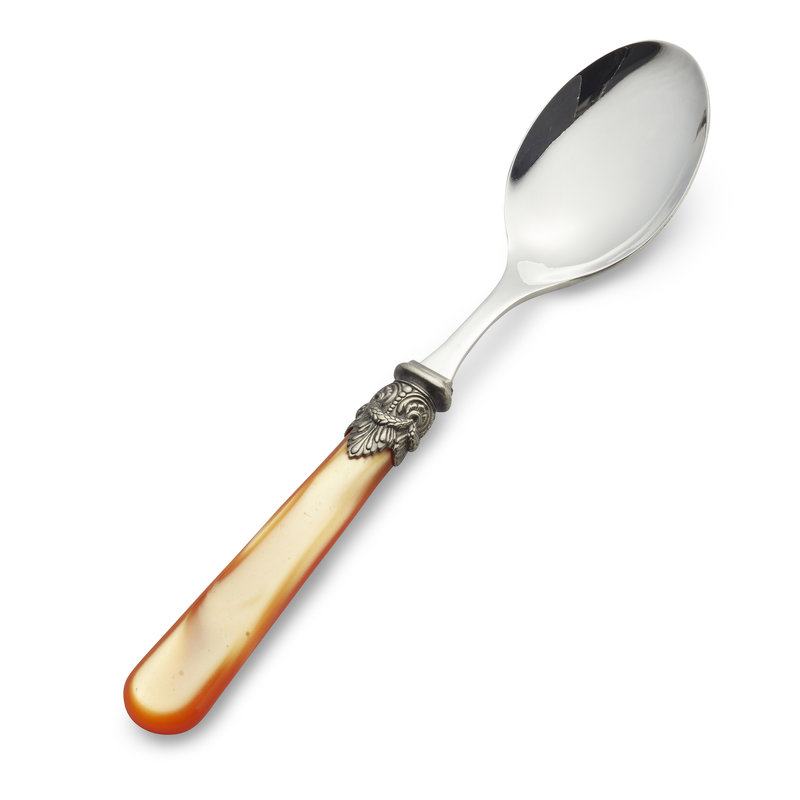 Cuchara para Desayuno, Naranja con Nácar