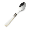 Teaspoon, with Ivory handle (mother-of-pearl sheen)