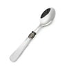 Teaspoon, with White handle (mother-of-pearl sheen)