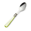 Cucharilla de Té / cucharilla de Café, Verde Claro con Nácar (14,5 cm)