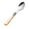 Teaspoon / Coffee spoon, Orange with Mother of Pearl (5,7 inch)