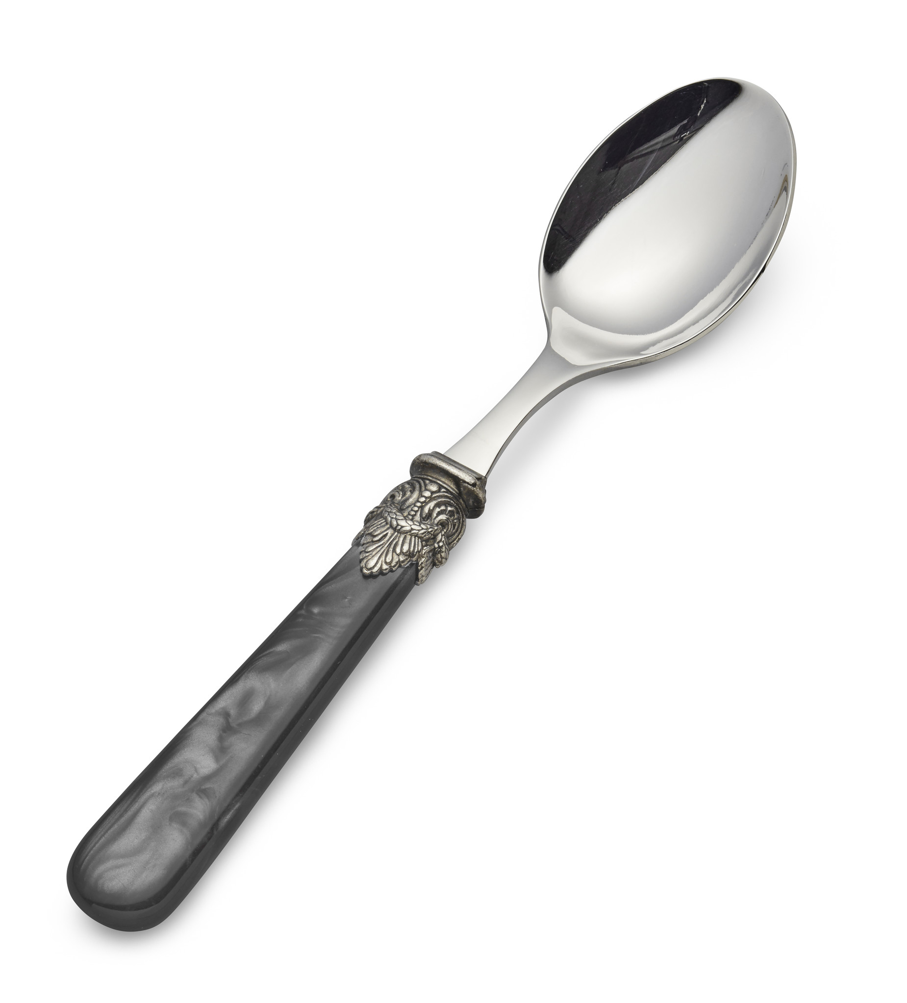 Spoon, Black (mother-of-pearl sheen), Dinner