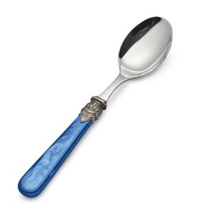Dinner spoon, blue (mother-of-pearl)