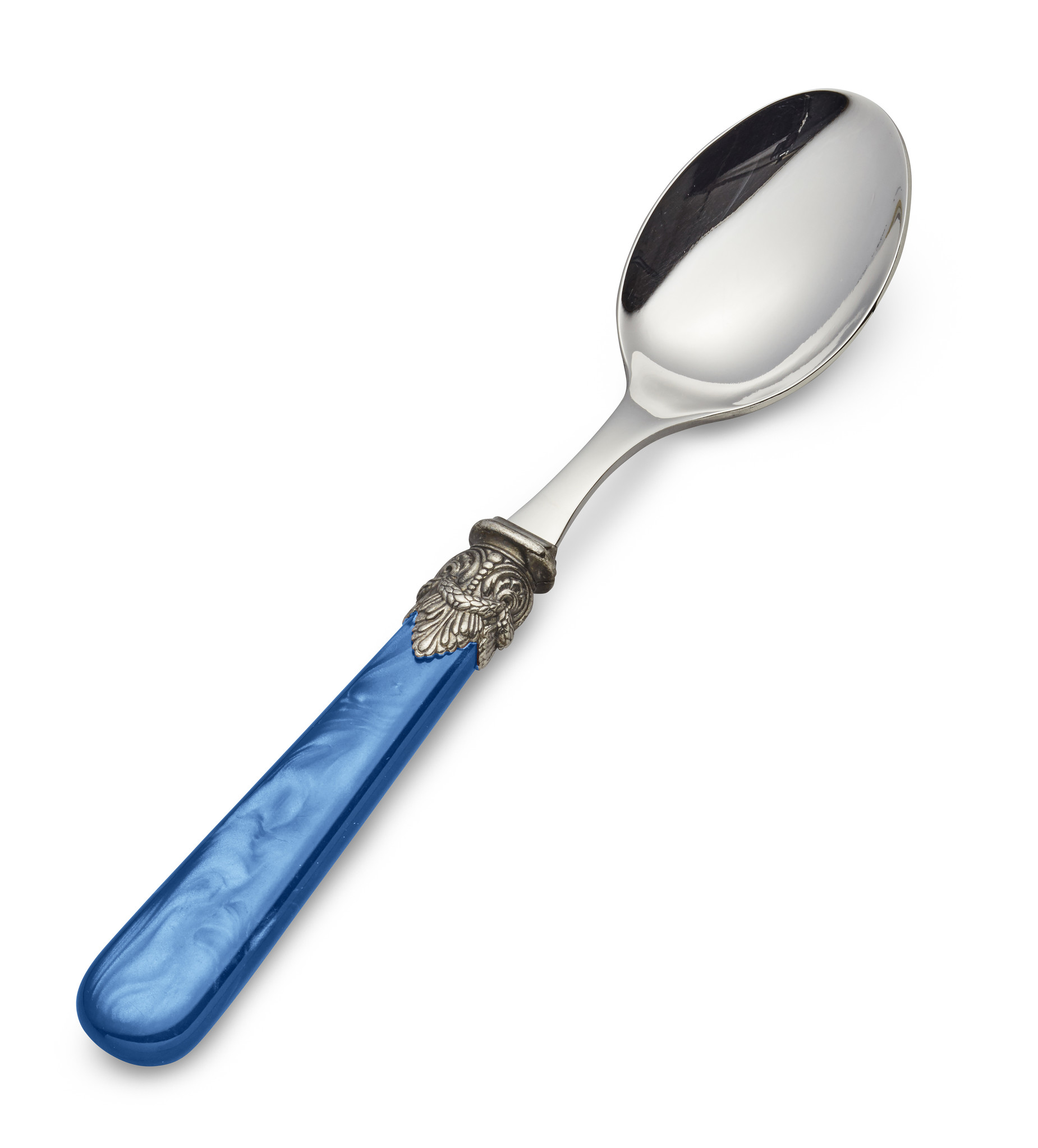 Cuillère, Bleu (nacré), Dîner