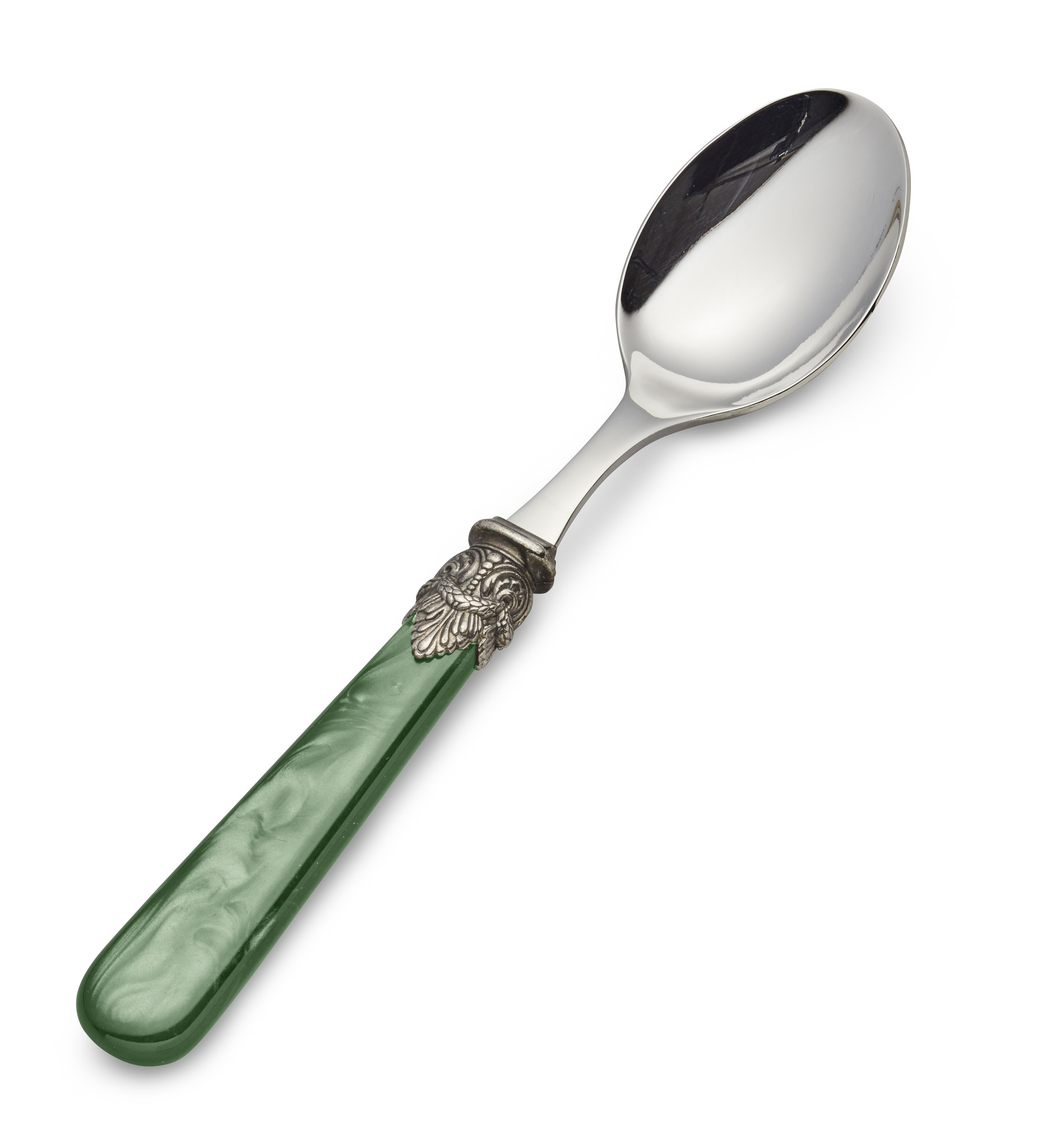 Cuillère, Vert (éclat nacré), Dîner