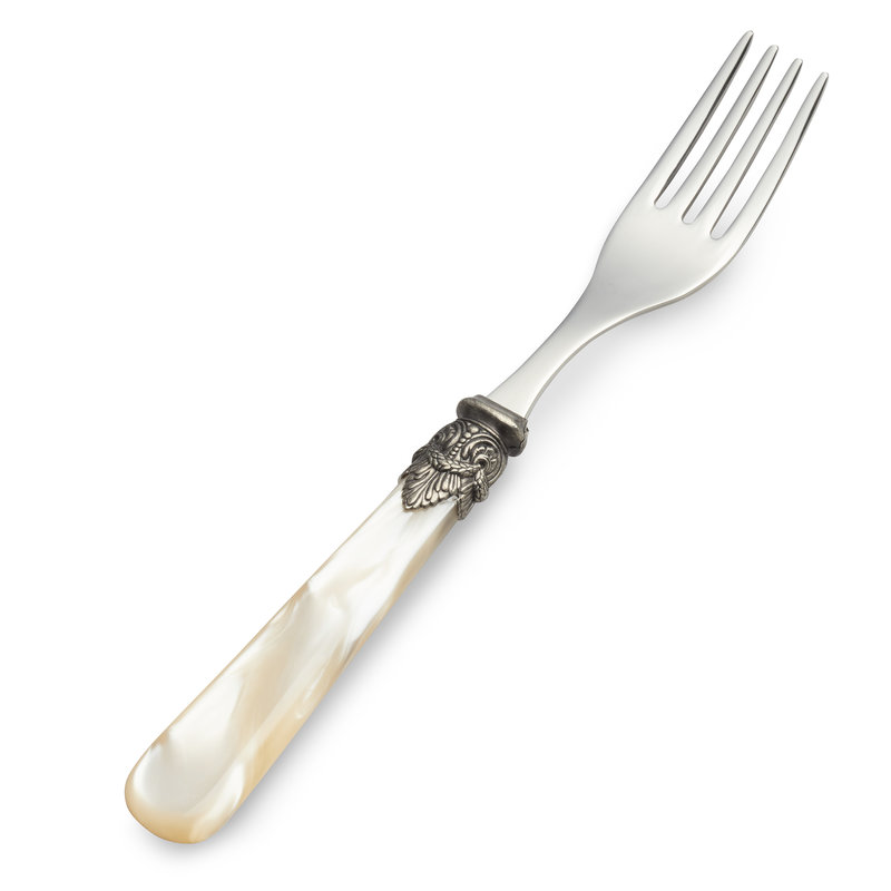 Dinner Fork, Ivory with Mother of Pearl