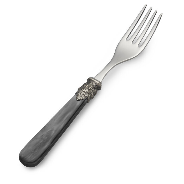 Tenedor, Negro (nácar), Cena