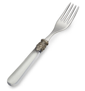 Dinner fork, transparent