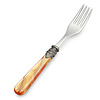 Dinner Fork Orange with Mother of Pearl