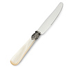 Dinner Knife, Ivory with Mother of Pearl