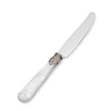 Dinner Knife White with Mother of Pearl.