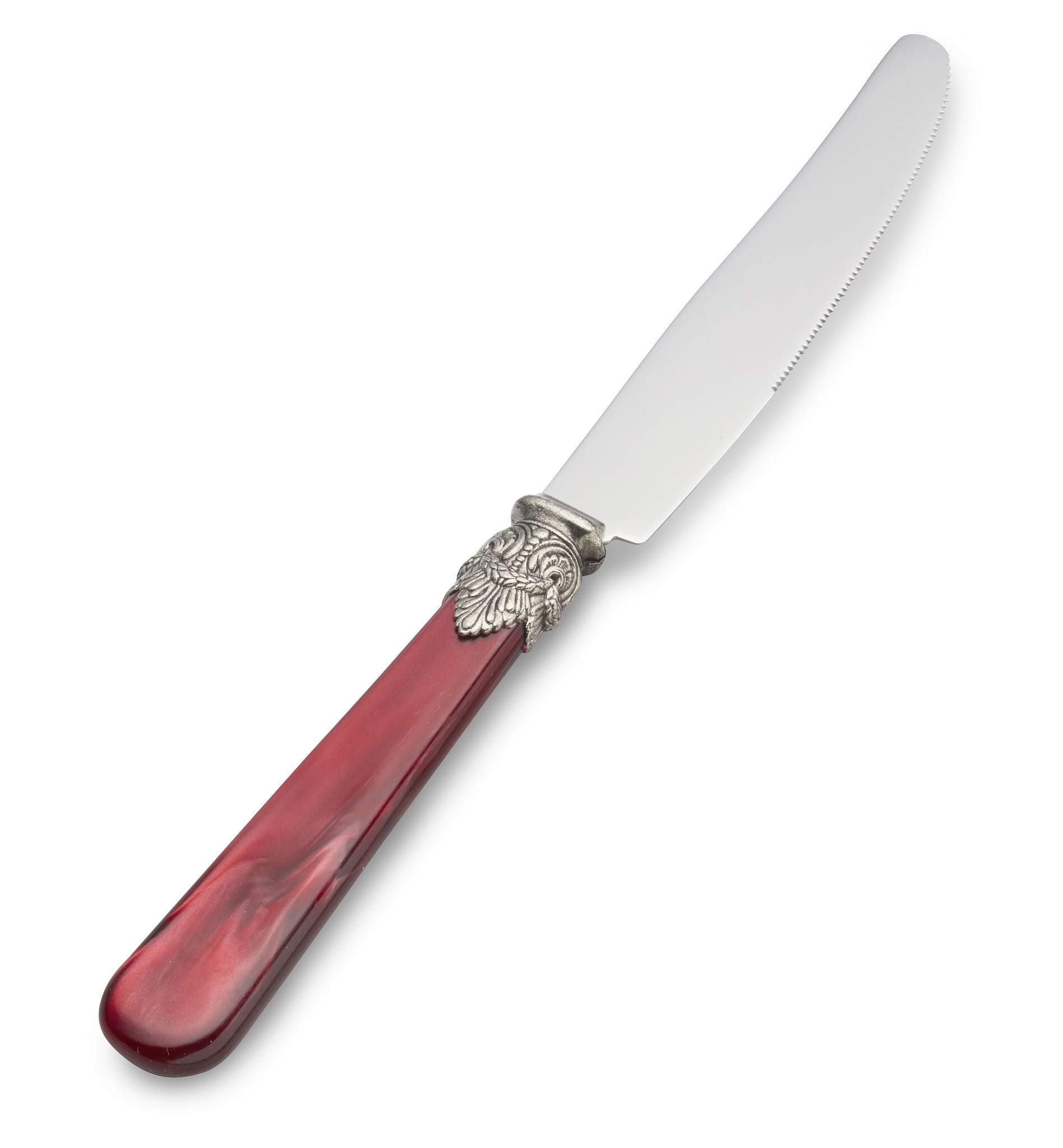 Couteau, Rouge (éclat nacré), Dîner