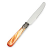 Dinner Knife Orange with Mother of Pearl