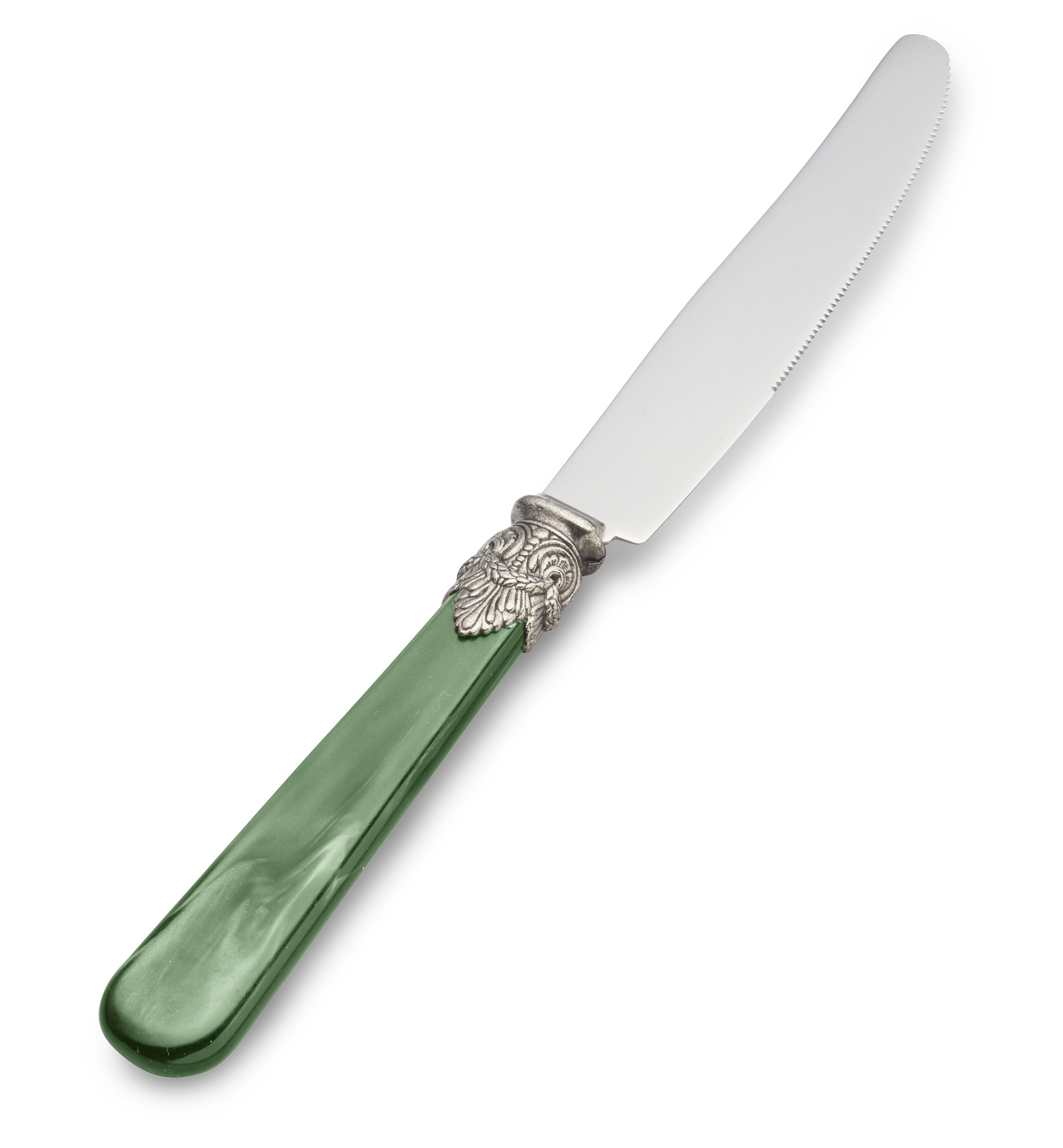 Cuchillo, Verde (nácar), Cena