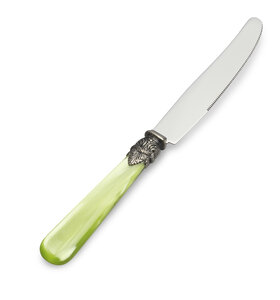 Dinner knife, light green (mother-of-pearl)