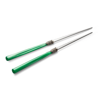 Chopsticks, Green (mother-of-pearl)