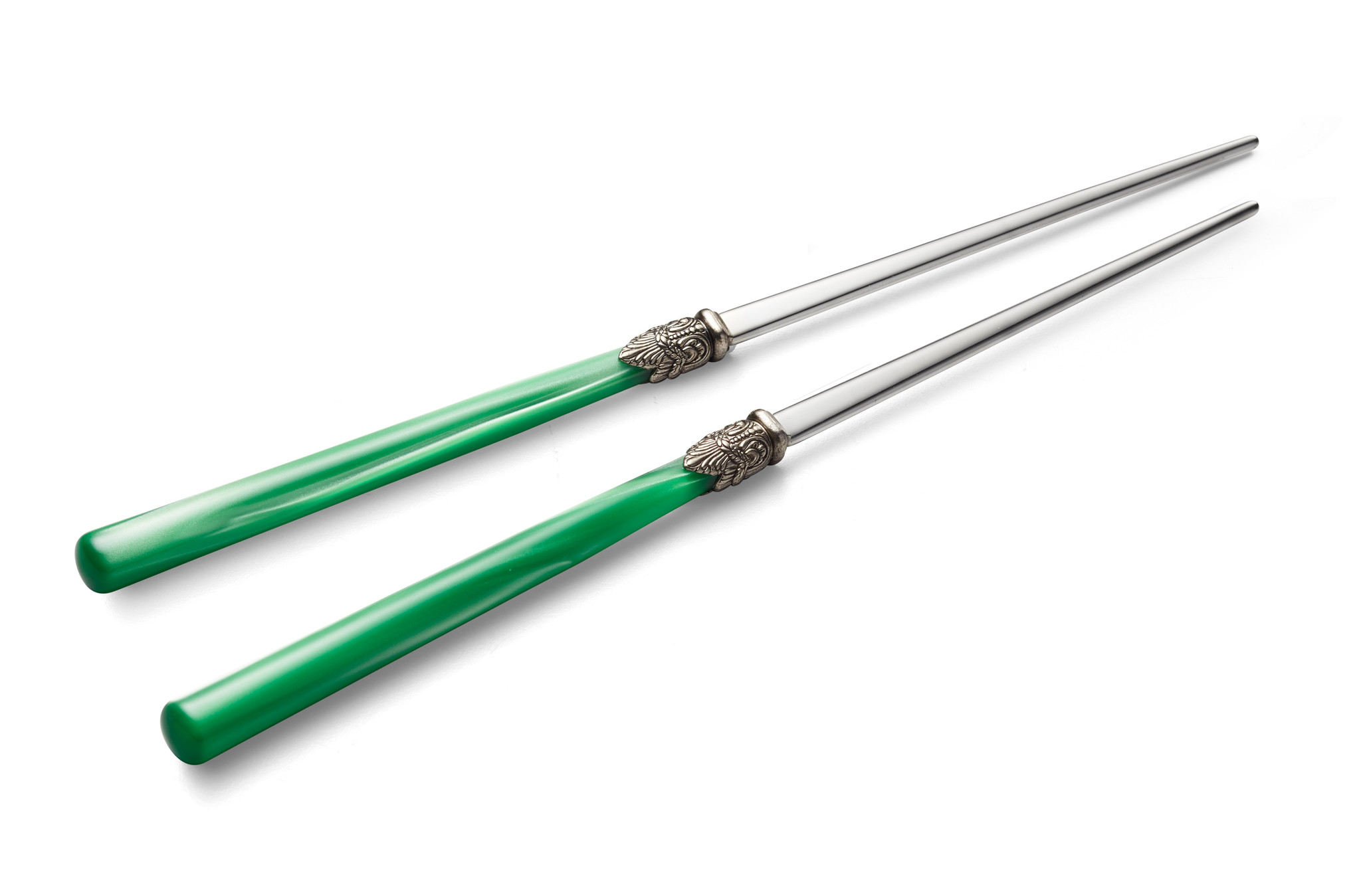 Chopsticks, Green (mother-of-pearl sheen)