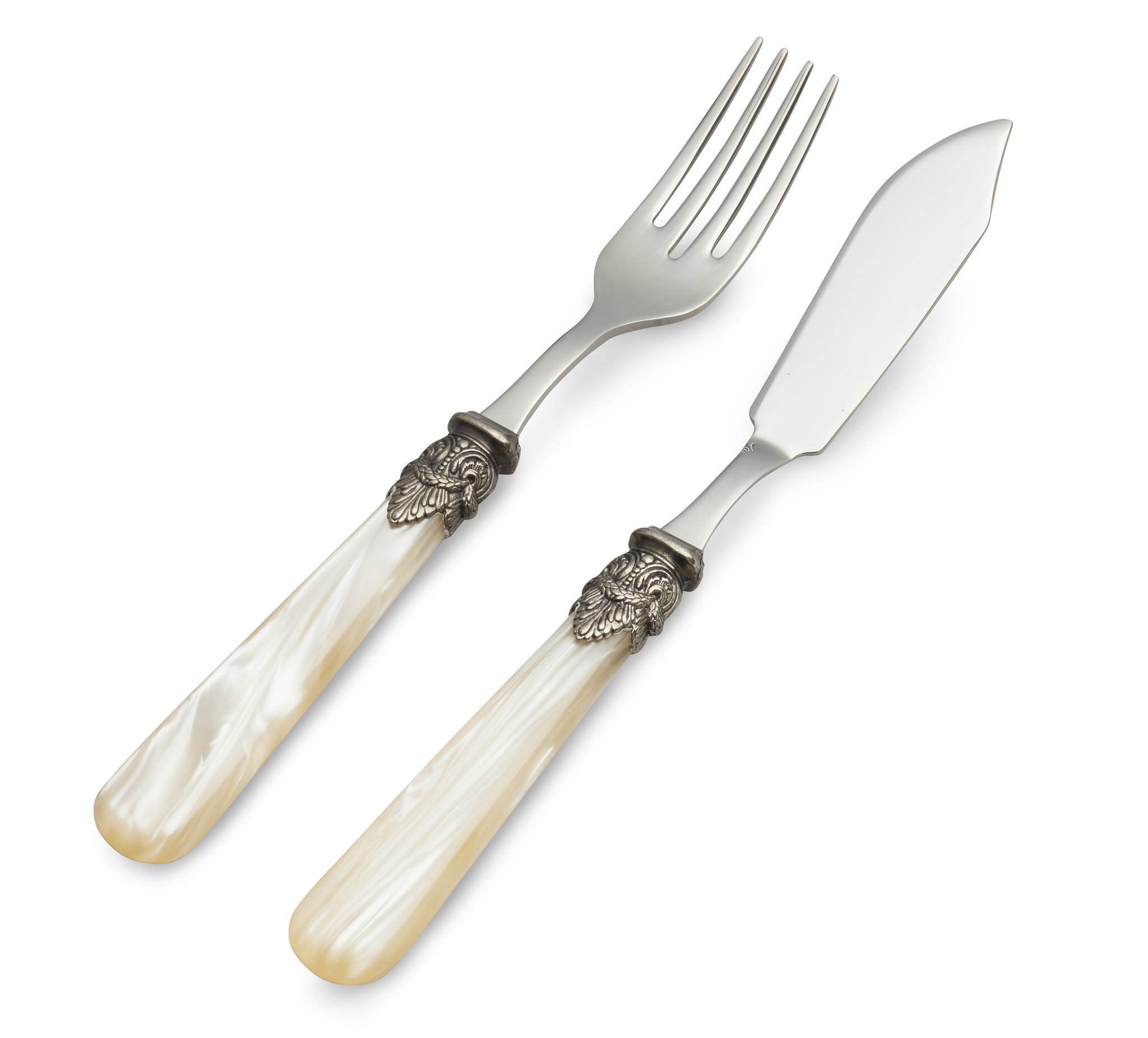 Fishcutlery, Ivory with Mother of Pearl, for 1 person, EME