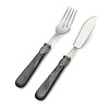 Cutlery Set, Black (mother-of-pearl sheen), for Fish