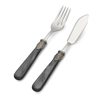 Fish Cutlery, Black (mother-of-pearl)