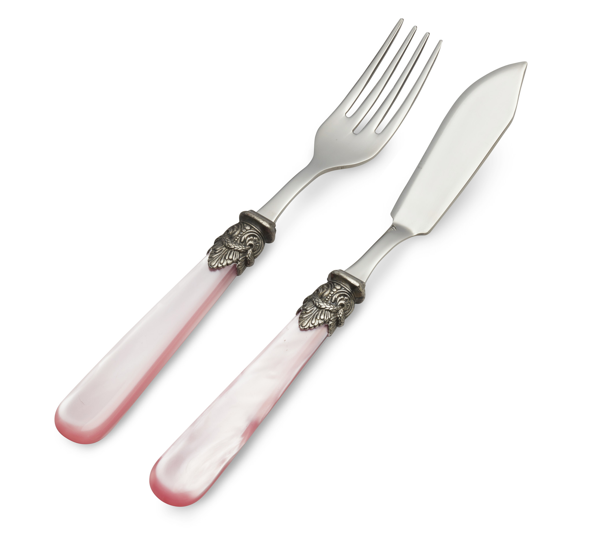 Ensemble de Couverts, Rose (nacré), pour le Poisson - MAINTENANT 1 + 1 GRATUIT