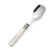 Ice Cream Spoon / Dessert Spoon, Ivory with Mother of Pearl
