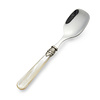 Ice Cream Spoon, with Ivory handle (mother-of-pearl sheen)