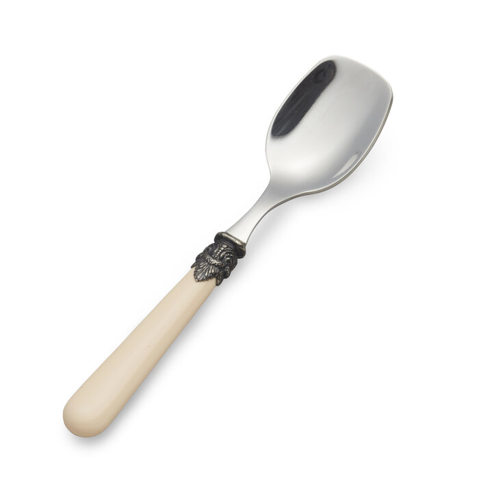 Ice Cream Spoon, with Ivory handle (plain)