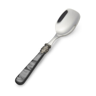 Ice Cream Spoon, Black (mother-of-pearl)