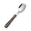 Ice Cream Spoon, with Brown handle (turtle motif)
