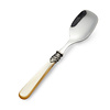 Ice Cream Spoon / Dessert Spoon, Honey with Mother of Pearl