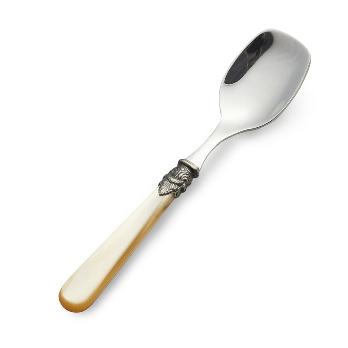 Cuchara para Helado, con mango Miel Oro (nácar)